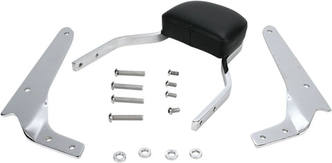 Cobra Mini Square Sissy Bar Chrome with Pad (02-4611)