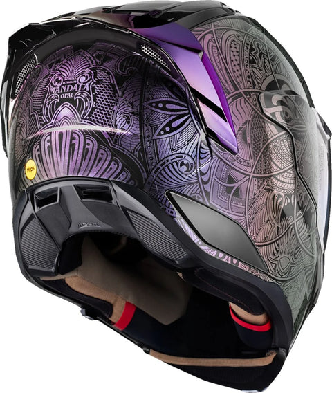 ICON Ultraflite Opal Mandala MIPS Full Face Helmet Purple