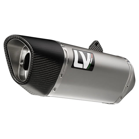 LeoVince LV-14R Stainless Steel Slip-on Muffler Ece Kawasaki (15605)