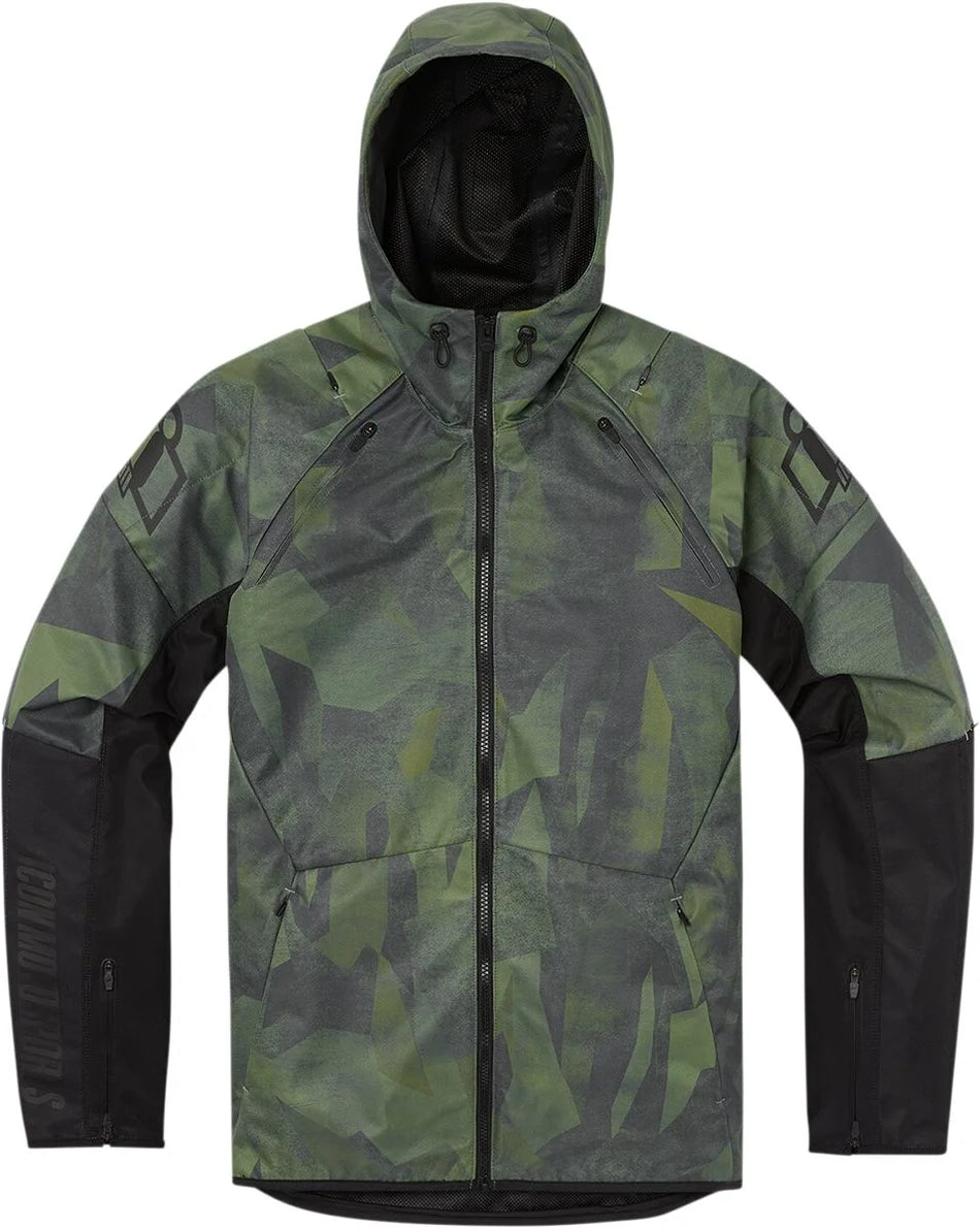ICON Airform Battlescar Textile Jacket Green