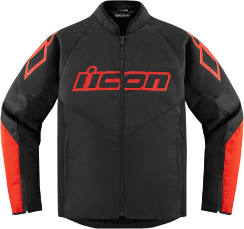 ICON Hooligan CE Textile Jacket Black/Red