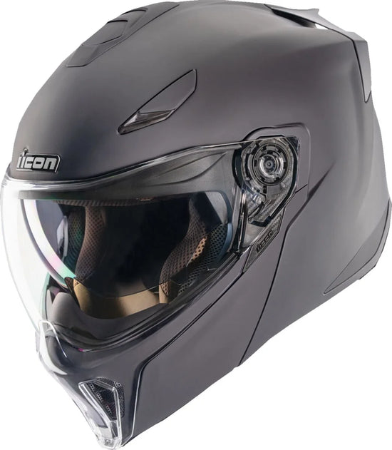 ICON Threshold Modular Helmet Matt Black