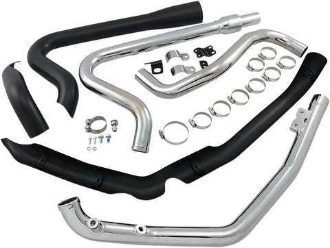 Cobra True Duals Headpipes Black (6257RB)