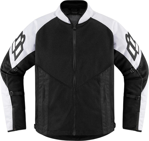 ICON Mesh AF CE Textile Jacket Black/White