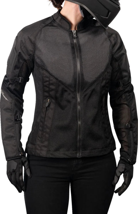 ICON Mesh AF Women's CE Textile Jacket Black