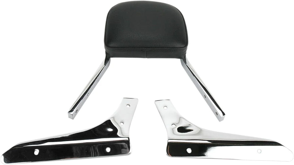 Cobra Mini Square Sissy Bar Chrome with Pad (02-4962)