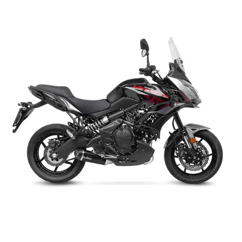 LeoVince LV One EVO Black Edition Stainless Steel Exhaust System with CAT Kawasaki