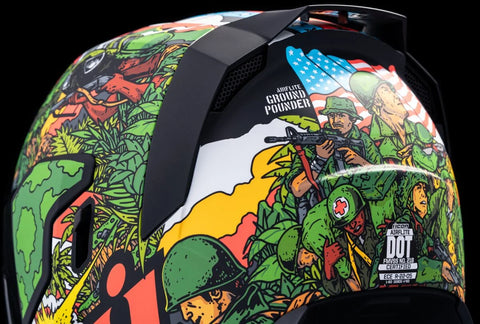 ICON Airflite GP23 Helmet Green