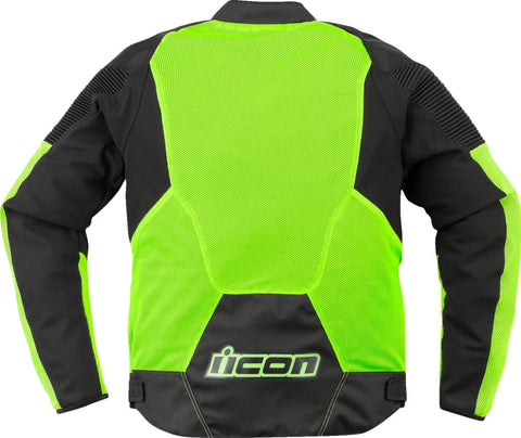 ICON Overlord 3 Mesh Textile Jacket Black/Hi-Vis Yellow