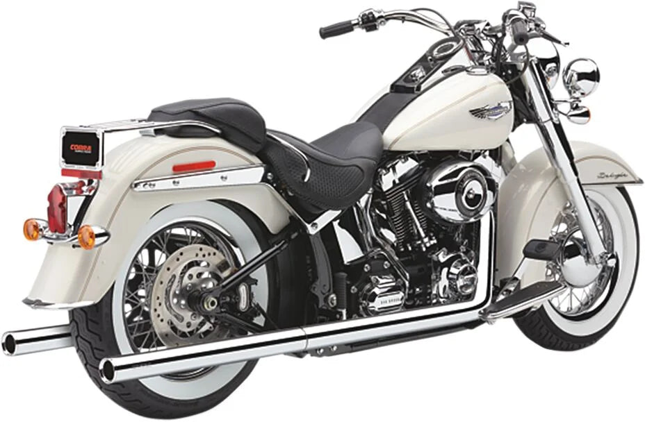 Cobra True Duals Exhaust System Chrome