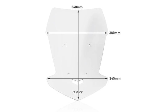 WRS Touring Windscreen Clear (YA027T)