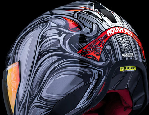 ICON Domain Nouveau Full Face Helmet Silver