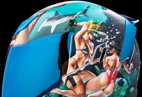 ICON Airflite Pleasuredome4 Helmet Blue