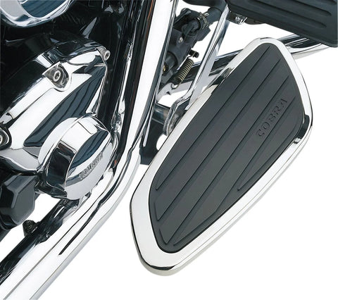 Cobra Swept Front Floorboard Kit Chrome (06-4160)