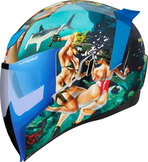 ICON Airflite Pleasuredome4 Helmet Blue