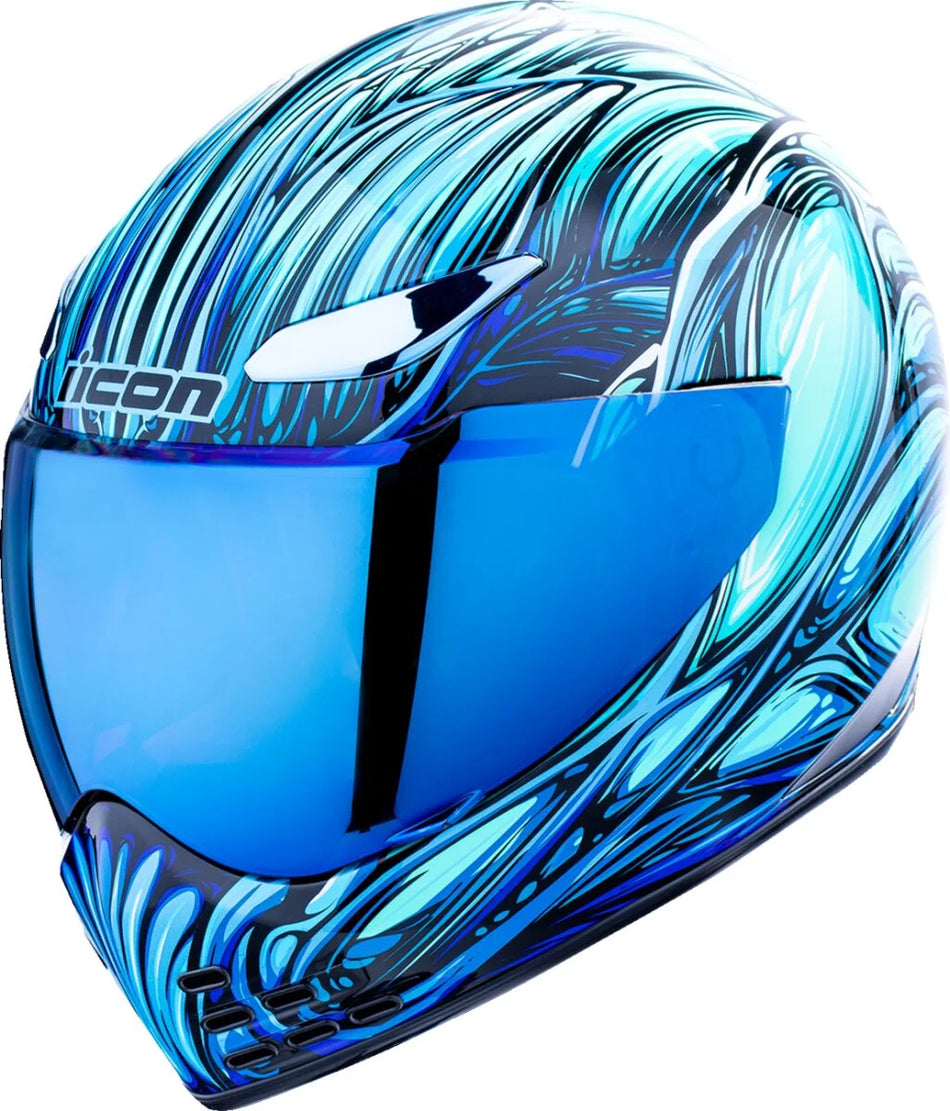 ICON Domain Nouveau Full Face Helmet Blue