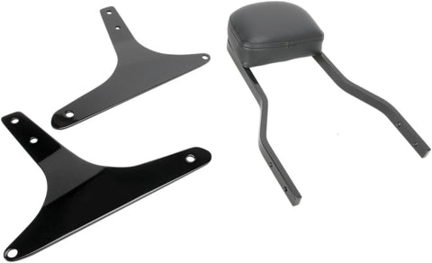 Cobra 14" Short Square Sissy Bar Black