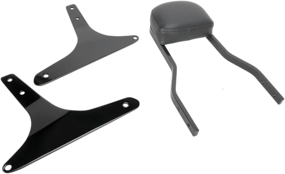 Cobra 14" Short Square Sissy Bar Black