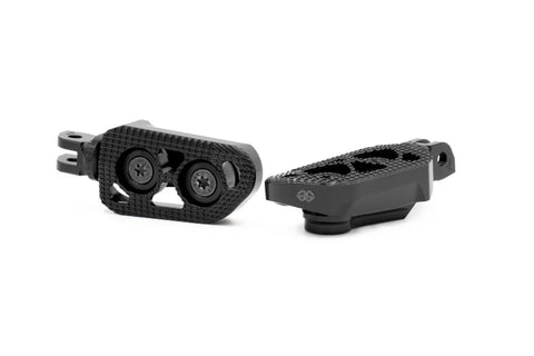 Gilles Tooling Tour-X Touring Motorcycle Rider Footpegs Black (RGK-122-UF37-SET-B)