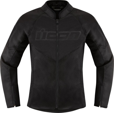 ICON Hooligan CE Women's Textile Jacket Black