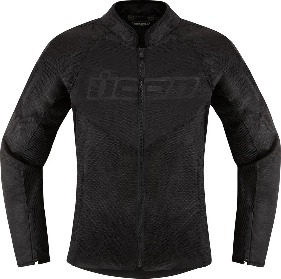 ICON Hooligan CE Women's Textile Jacket Black