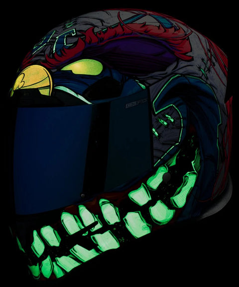 ICON Airframe Pro Krazy Klown 2 Helmet Black/Blue/Pink/Purple/White