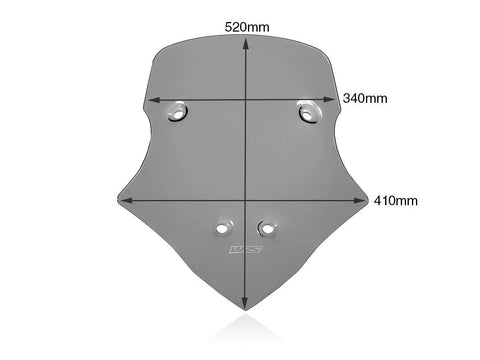 WRS Touring Windscreen Smoked (DU017F)