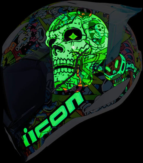 ICON Ultraflite Doodle 3 MIPS Helmet Blue