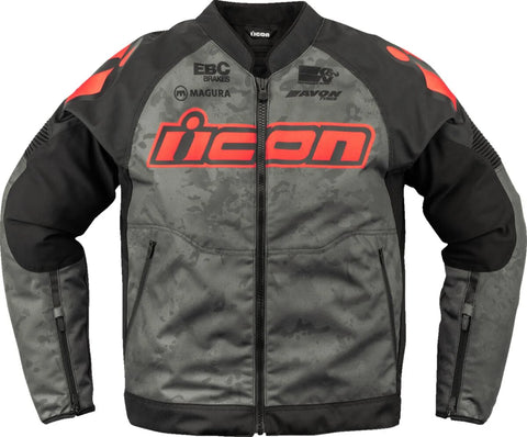 ICON Overlord 3 Magnacross Textile Jacket Black/Dark Grey