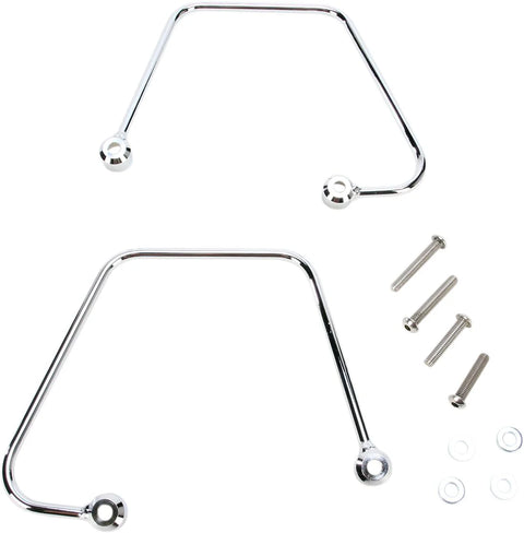 Cobra Saddlebag Supports Chrome (02-6270)