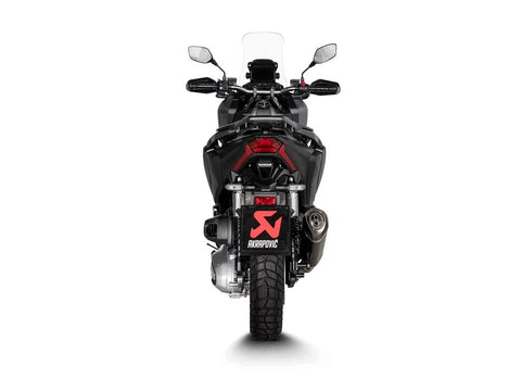 Akrapovic Slip-on Line Muffler Black Stainless Steel Carbon End Cap Honda ADV / Forza