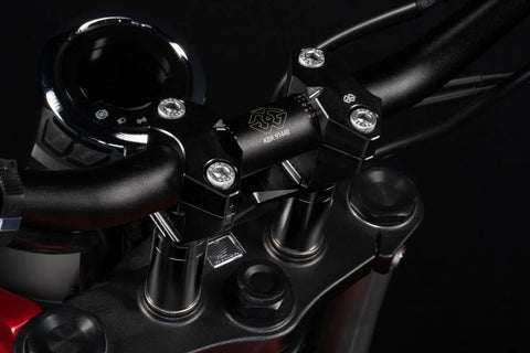 Gilles Tooling 2DGT Adjustable Handlebar Risers Black (2DGT-17-B)