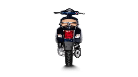 Akrapovic Slip-on Line Muffler Black Stainless Steel Carbon End Cap Vespa (S-VE3SO10-HZDFBL)