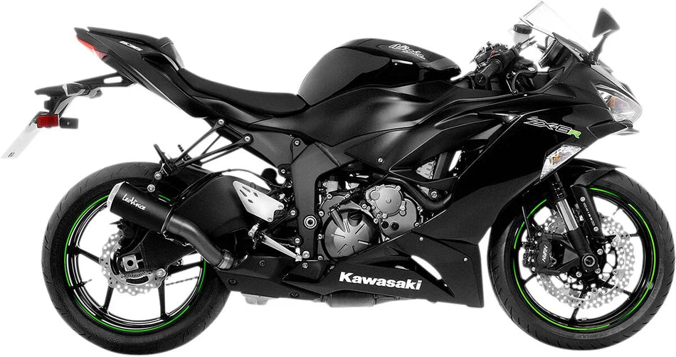 LeoVince Muffler LV10 Blk Kawasaki ZX6R