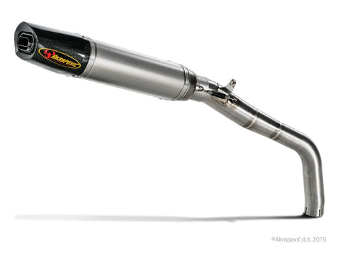 Akrapovic Slip-on Line Muffler Titanium Carbon End Cap Honda CBR 600 RR (S-H6SO11-HACT)