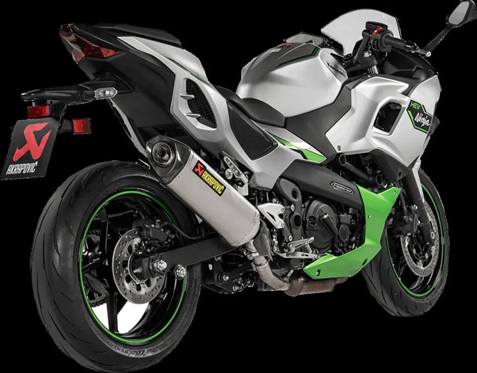 Akrapovic Slip-on Line Muffler Titanium Carbon End Cap Kawasaki Hybrid