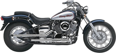 Cobra 2" Drag Pipe Slash Cut Exhaust System Chrome (2263)
