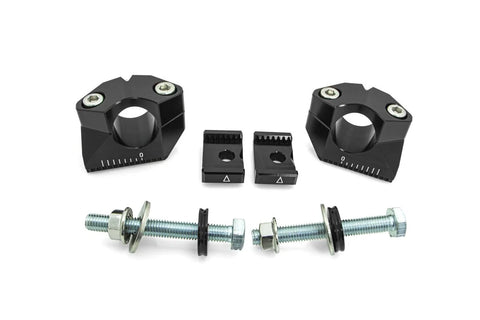 Gilles Tooling 2DGT Adjustable Handlebar Risers Black (2DGT-02-26-B)