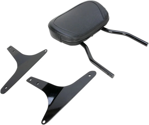 Cobra 12" Short Round Sissy Bar Black