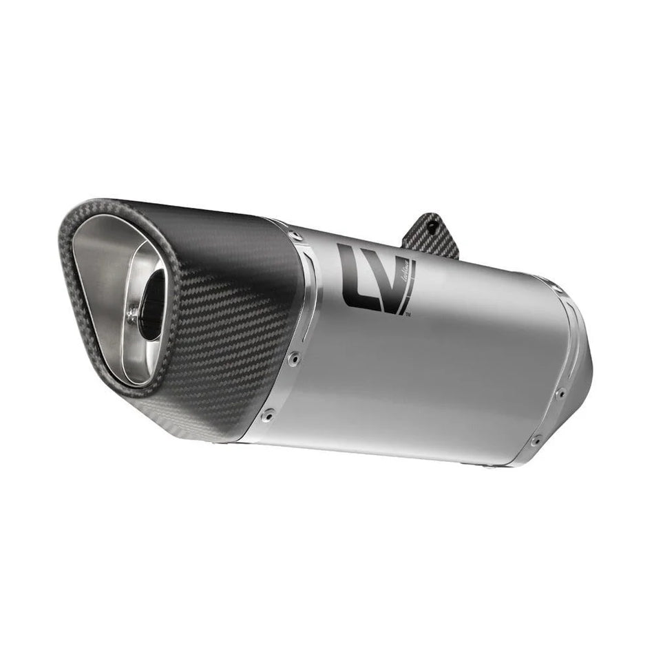 LeoVince LV-14R Stainless Steel Slip-on Muffler Ece Kawasaki (15639)