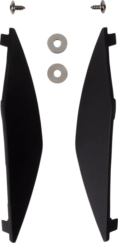ICON Domain Helmet Side Covers Rubatone Black