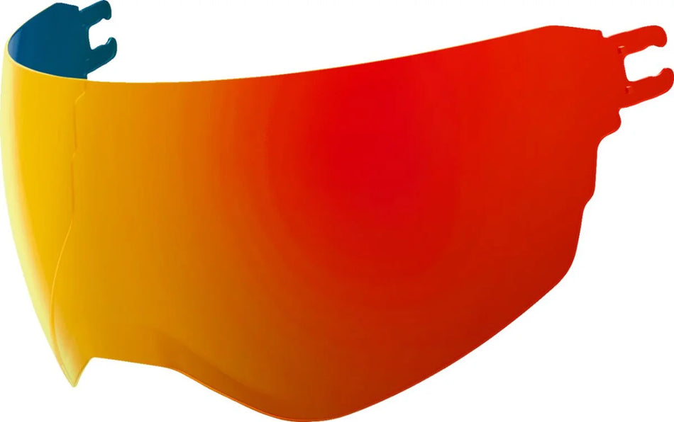 ICON Ultraflite Calypso Red Dropshield Ultra Visor