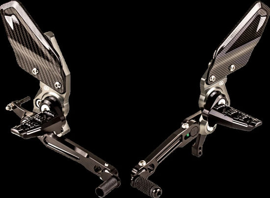 Gilles Tooling RCT10GT Adjustable Rearset Black/Grey
