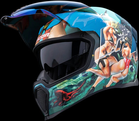 ICON Airflite Pleasuredome4 Helmet Blue