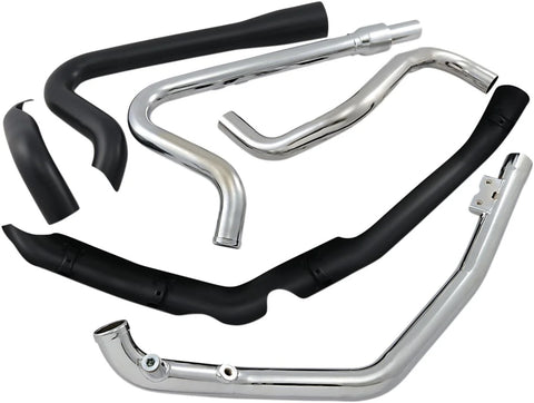 Cobra True Duals Headpipes Black (6257RB)