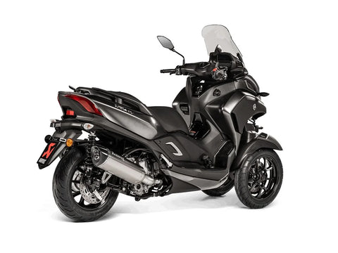 Akrapovic Slip-on Line Muffler Stainless Steel Carbon End Cap Yamaha Tricity