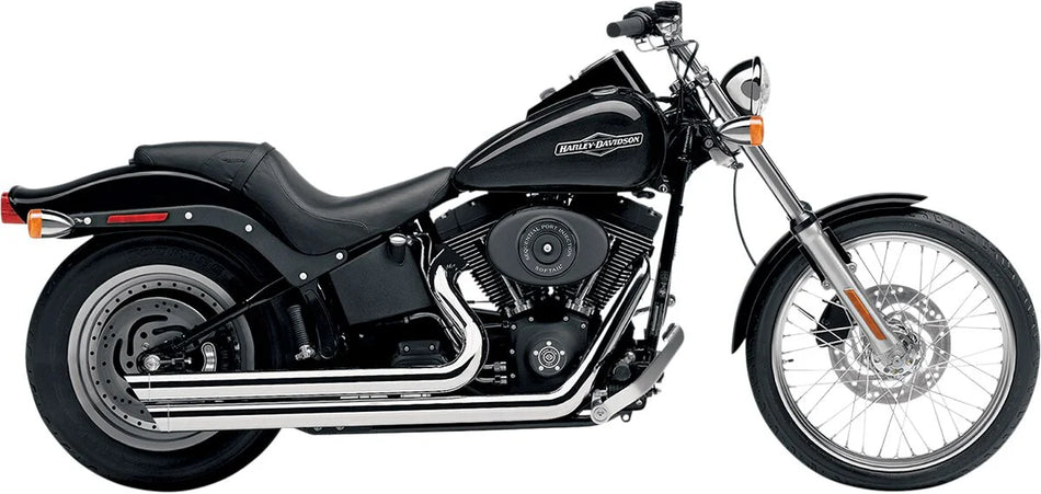 Cobra Speedster Slash Down Exhaust Chrome with PowerPort (6850)