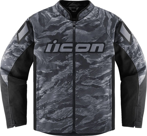 ICON Hooligan CE Tiger's Blood Textile Jacket Grey