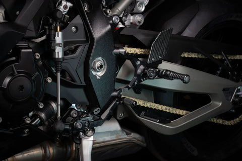 Gilles Tooling MUE2 Adjustable Rearset Black (MUE2-BM06-B)