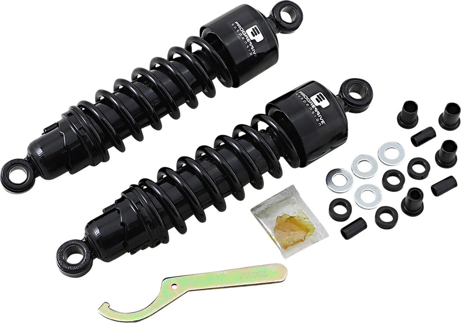 Progressive Suspension 412 Series Shocks Black 12"
